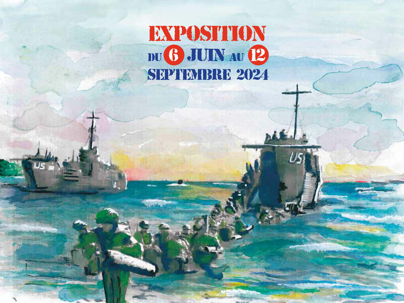 Exposition 80e anniversairee du Débarquement à Sainte-Maxime